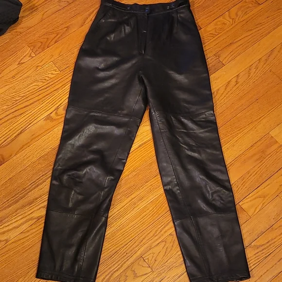 J. Walden Pants Jumpsuits Straight Legs Leather Pants Size